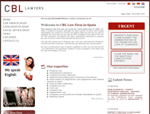 Tablet Screenshot of cblspanishlawyers.com